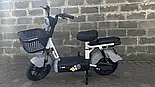Електроскутер  350W (48V 14,5 Ah) Серый з корзиною, фото 3
