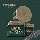 Паста матова глиняна для укладки волосся Immortal NYC Inborn Clay Pomade 100 мл NYC-14, фото 6