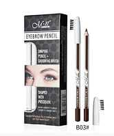 MENOW Олівець для брів зі щіточкою, водостійкий | колір В_03