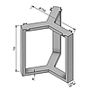 Підстілля каркас для столу з металу Ø=750mm, H=730mm, фото 5