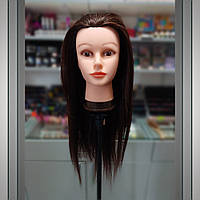 Голова-манекен с искусственными волосами термо GLV-6A
