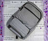 Рюкзак повседневный вместительный размер 44х29х15 см Серый