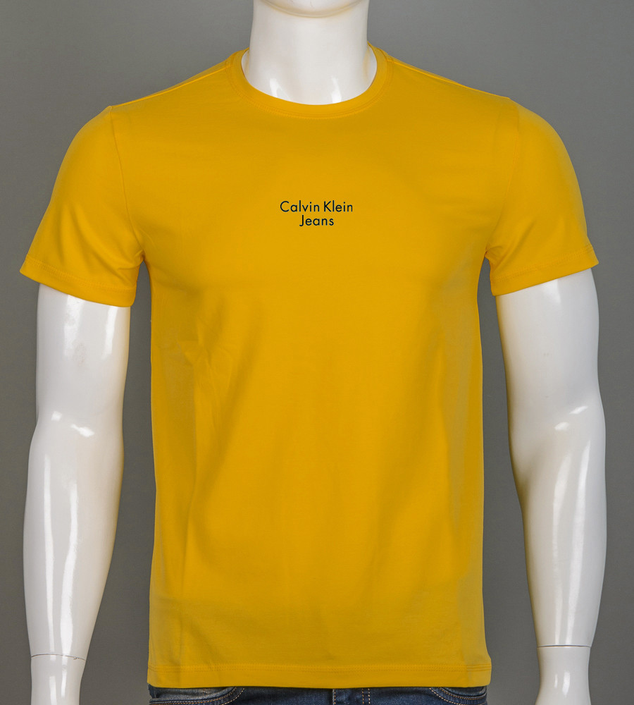 Футболка чоловіча Calvin Klein Jeans 2303м (Уп.4шт M-XXL), Жовтий