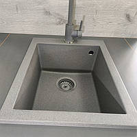 Кухонна гранітна мийка Adamant BOARD сіра 40х50