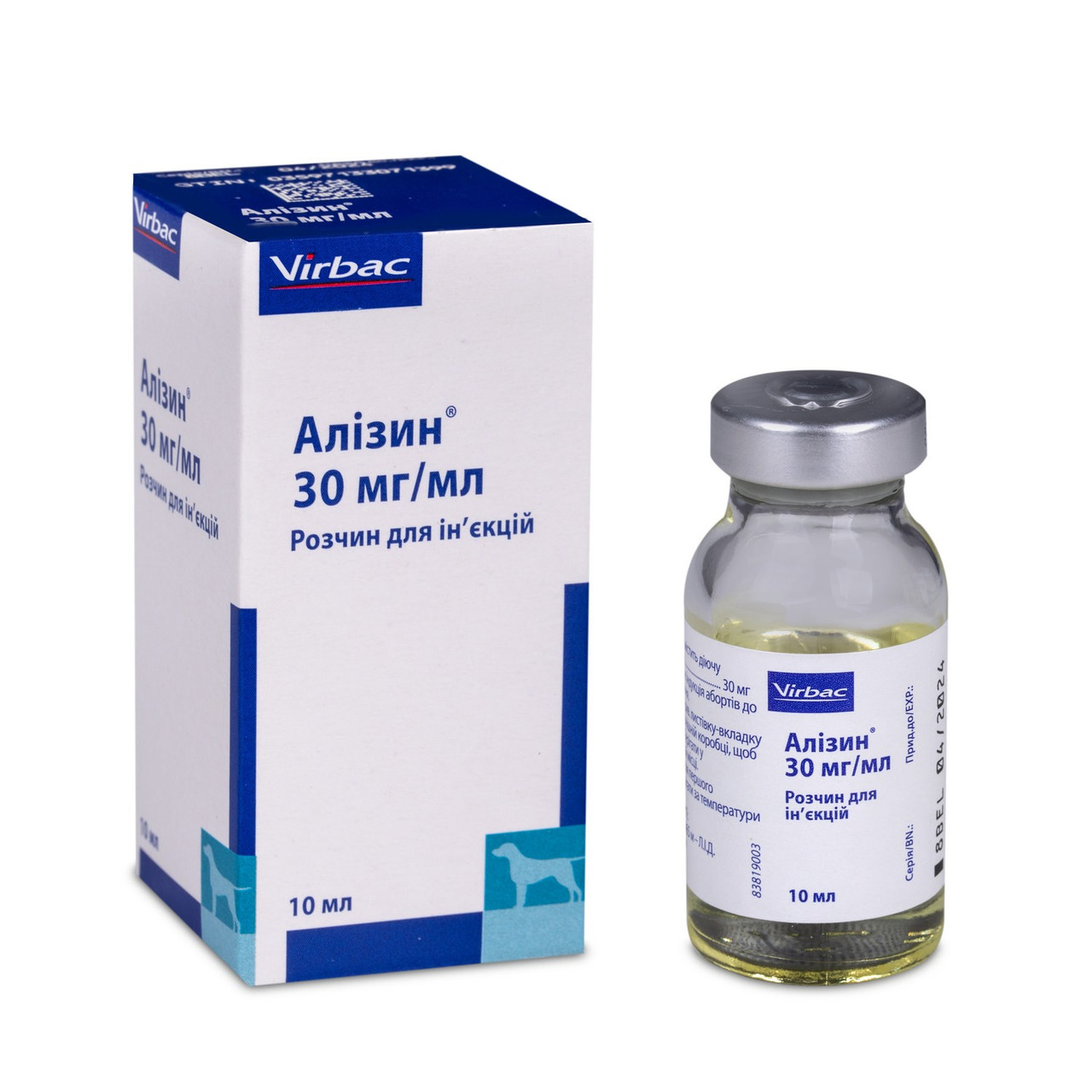 Алізин 30 мг/мл 10 мл Virbac Ветеринарний препарат для переривання небажаної вагітності у сук