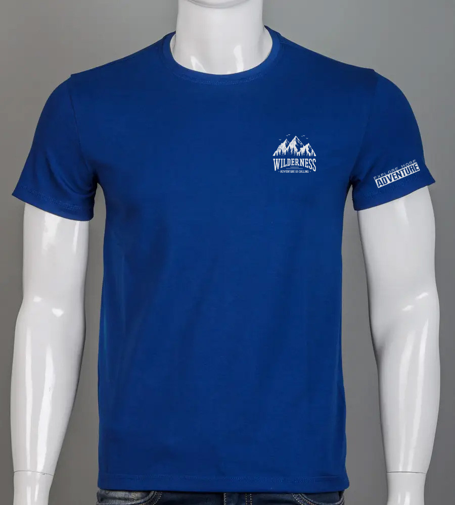 Футболка чоловіча Wilderness 2405м (Уп.4шт M-XXL), Синій