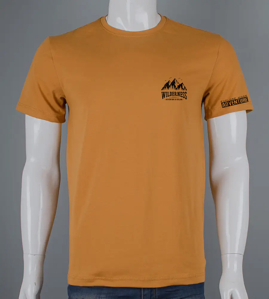Футболка чоловіча Wilderness 2405м (Уп.4шт M-XXL), Гірчиця