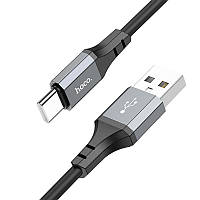 Кабель зарядки HOCO X86 (3A) (1M) USB - Type-C для синхронізації Чорний