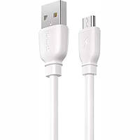 Кабель зарядки Remax RC-138m USB - MicroUSB (35pc) 1М 2.4А для мобільних пристроїв