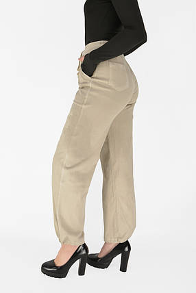 Джинси літні жіночі бавовняні Штани карго парашут літні Бежевий 2XL, фото 1