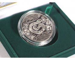 Подарункова срібна монета 925 проби "Год Змії", 16 грамів, Національний банк Україні