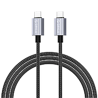 Кабель зарядный Orico USB Type-C 100Вт (5А/20В) 480 Мбит/с PD QC 4.0 1м Black (ORICO-GQA100-10-BK-BP)