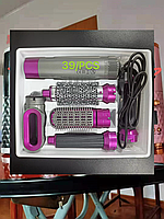 LUGI Фен для волос 5 в 1 стайлер для укладки волос 1000 Вт 5 насадок 3 режима скорости