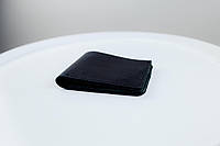 Новинка! Мужской кошелек-бифолд из натуральной кожи Crazy Horse SH022 (черный)