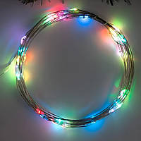 LUGI Гірлянда кінський хвіст Роса 20 ниток на 600 LED світлодіодна лампочок мідний провід 3 м 8 режимів