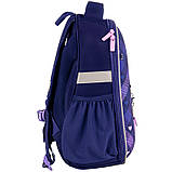 Рюкзак шкільний каркасний Kite Education Check and Hearts 35x26x13.5 см 12 л, фіолетовий (K24-555S-3), фото 8