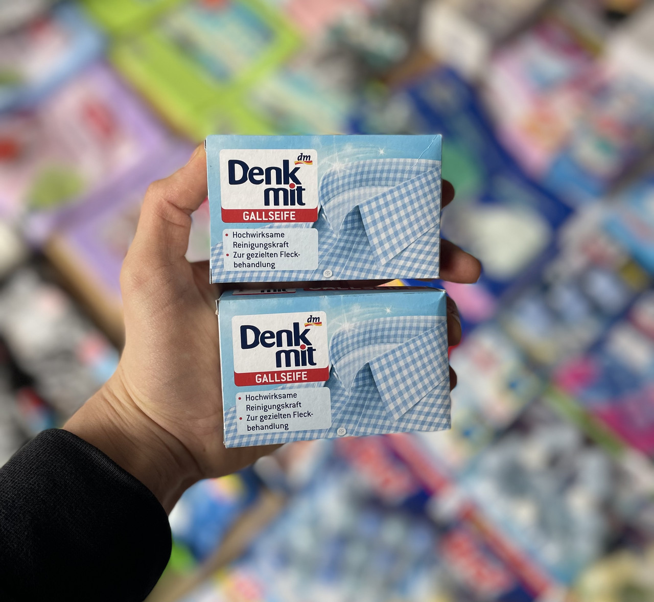 Жовчне мило для прання та виведення плям Denkmit Gallseife, 100 г (Німеччина), фото 1