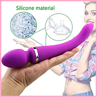 Вібратор у формі мікрофона, Двосторонній вібратор від USB, жіночий вібратор двосторонній, Інтимні іграшки