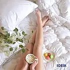 Ковдра літня 140х210 см, антиалергенна аналог лебединого пуху Super Soft Premium, фото 5