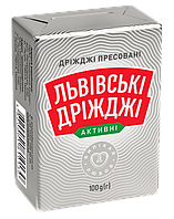 Пресовані дріжджі Львівські дріжджі активні 100 г х 27 шт