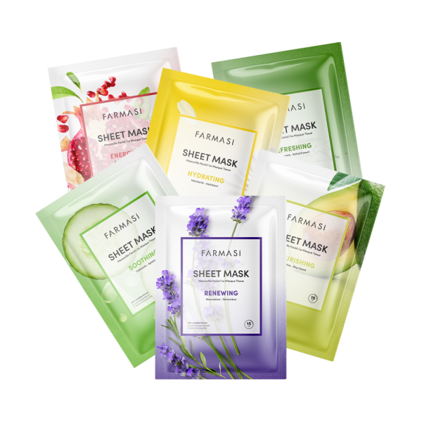 Набір тканинних масок для обличчя 6 шт Sheet Mask Dr. C.Tuna Farmasi