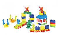 Toys Детский конструктор "Мастер Блок" №5 Colorplast 1-027, 93 детали