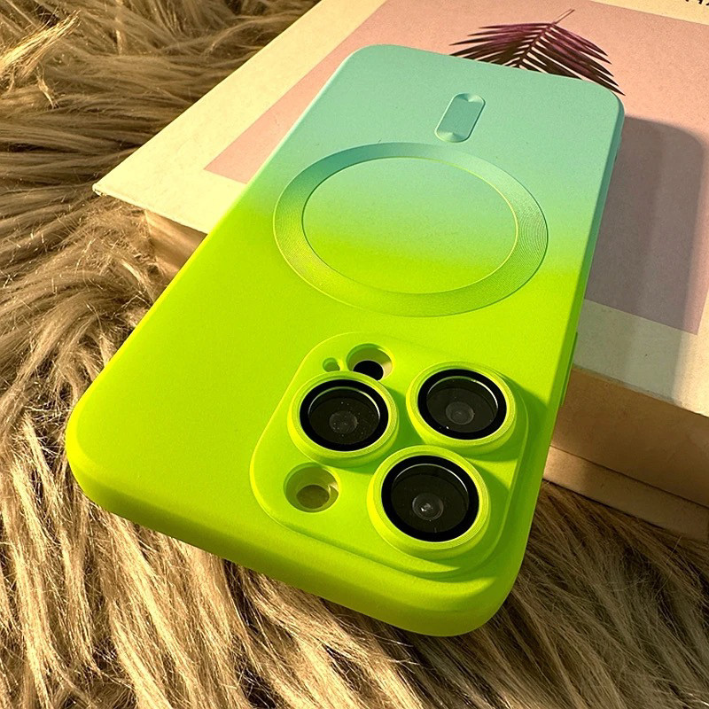 Чохол для IPhone 14 Pro + MagSafe, green