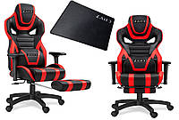 Новинка! Комп'ютерне крісло ZANO FALCOR RED + оригінальний килимок для миші!