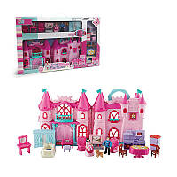 Toys Детский игровой набор "Замок" Bambi 16830 с мебелью и фигурками