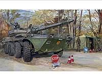 Сборная модель танка Trumpeter 00387 Italian Armoured Car B1 Centauro Late Version