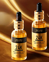 Сироватка з біо золотом 24 К та з гіалуроновою кислотою ZOZU 24K Hyaluronic Acid Moist Repair Essence 30ml