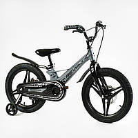 Детский велосипед 18 дюймов Corso Revolt магниевая рама, литые диски, дисковые тормоза, собран на 75%