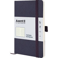 Книга записная Axent Partner Soft Skin 125x195 мм в гибкой обложке 96 листов в клетку Синий (8616-02-A)