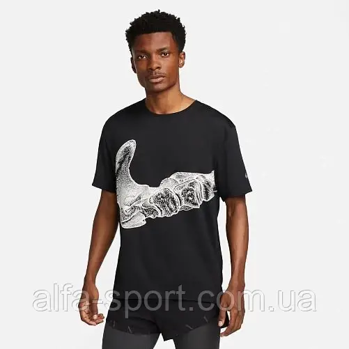 Футболка Nike M Dri-Fit Uv Run Dvn Miler Ss Gx (DV9263-010)