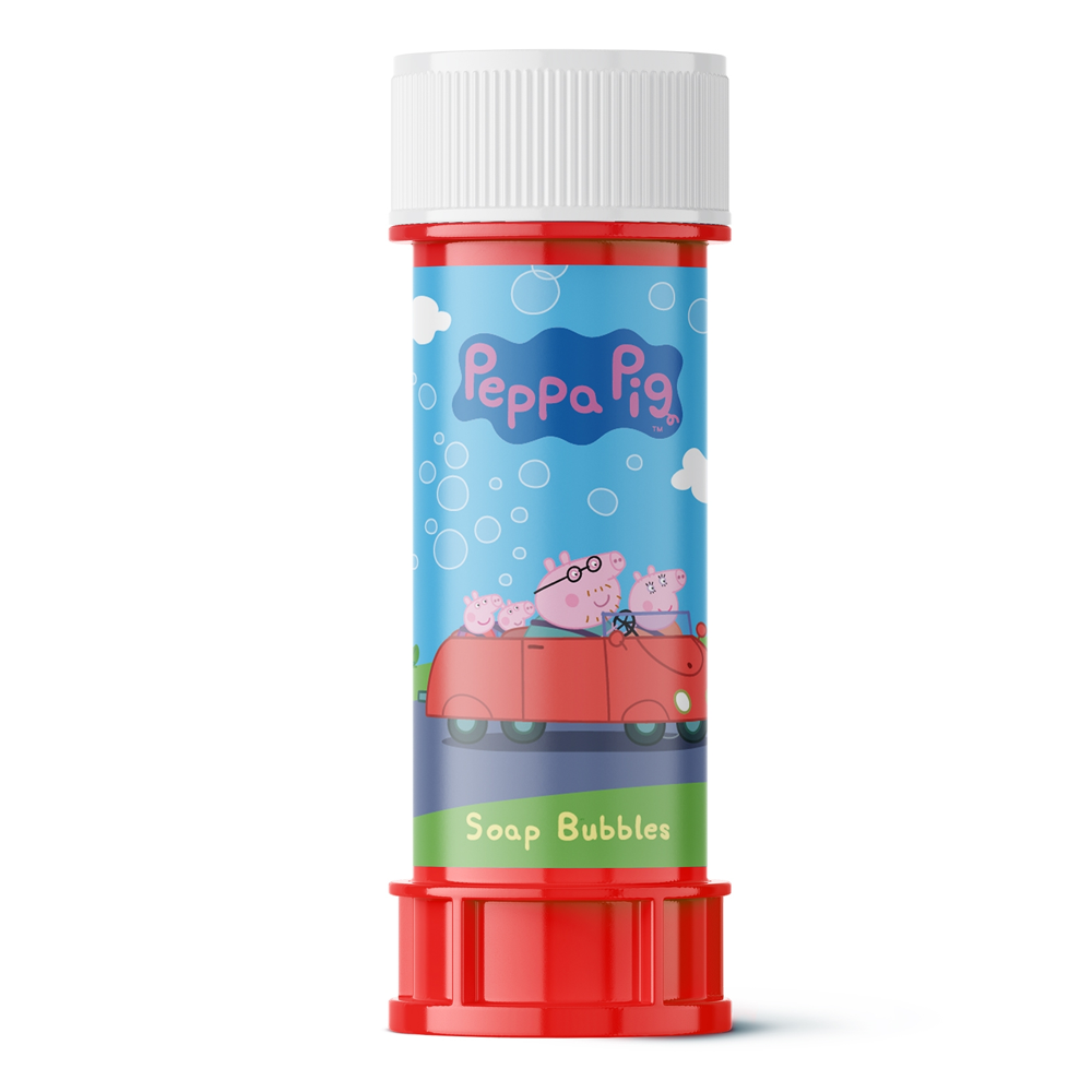 Мильні бульбашки Peppa Pig "На машині", 60 мл DoDo (4823115906106)