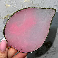 Палітра камінь для змішування фарб і клею (Рожевий листочок)
