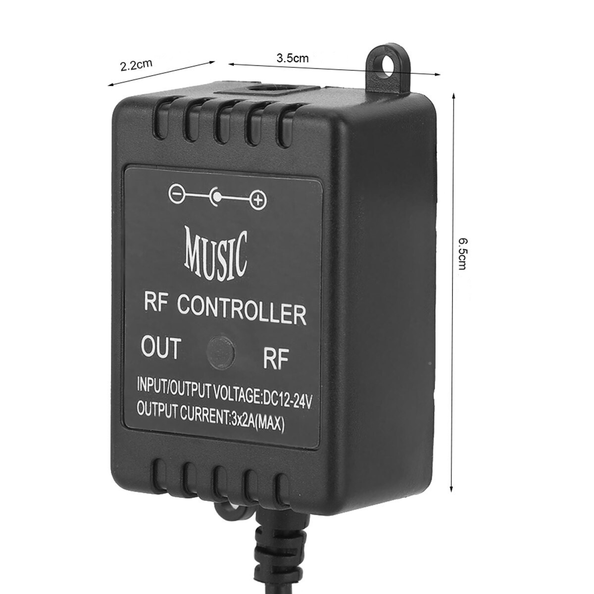 RGB радио контроллер LEDTech music RF 6A 72w (6А 72вт) 20 кнопок 12V, для многоцветной светодиодной ленты - фото 4 - id-p1078348105