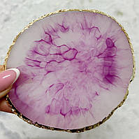 Палитра камень для смешивания красок и клея (Фиолетовый круг)