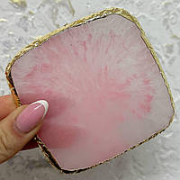 Палітра камінь для змішування фарб і клею (Рожевий квадрат)