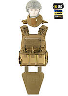 Комплект захисту від М-ТАС: плитоноска, горжилет та захист паху (фартух) з балістичними пакетами.