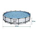 Басейн каркасний Bestway 56488 (457x107см) 11в1, фото 3