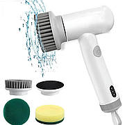 Електрична щітка RESTEQ Cleaning Brush Q1 з безліччю функцій для прибирання, різні насадки, IPX6