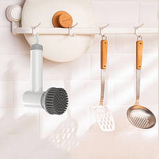 Електрична щітка RESTEQ Cleaning Brush Q1 з безліччю функцій для прибирання, різні насадки, IPX6, фото 3