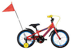 Велосипед 16" Formula FURY 2022 (червоний із жовтим і синім)
