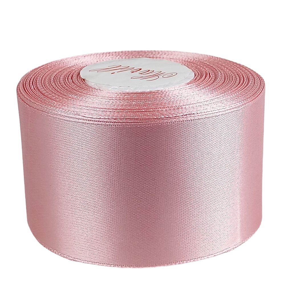 Атласна стрічка 5см x 33м Рожевий Unison LA5033-169 KNZ