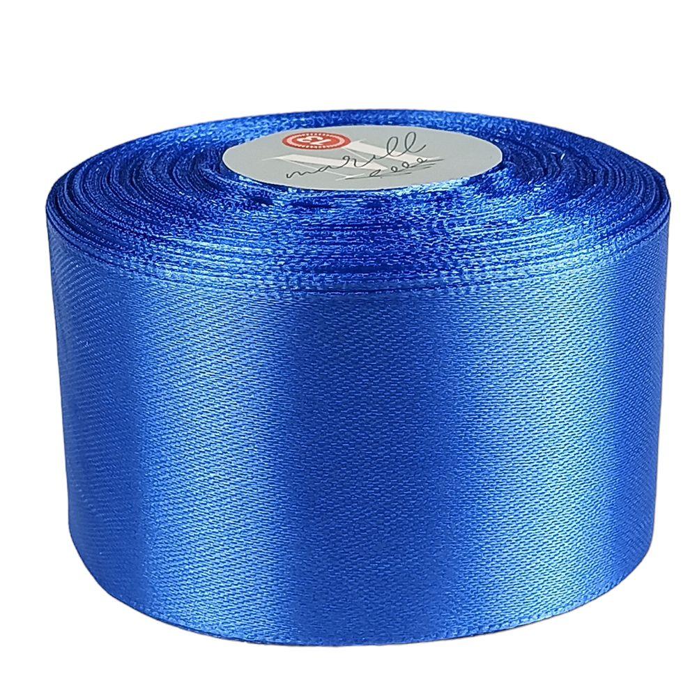 Атласна стрічка 5см x 33м Синій Unison LA5033-36 KNZ