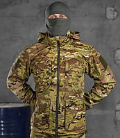 Тактическая демисезонная куртка Megalodon мультикам (S - XXXL) рипстоп Куртка полевая армейская весенняя