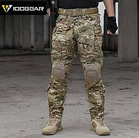 ТАКТИЧНІ ВІЙСЬКОВІ ШТАНИ IDOGEAR G3 Combat Pants Multicam мультикам з наколінниками