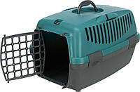 Контейнер-переноска для собак та котів вагою до 8 кг Trixie Capri 2 37 x 34 x 55 см (блакитна) m