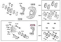 Скоба тормозного суппорта, арт.: 47722-12A10, Пр-во: Toyota